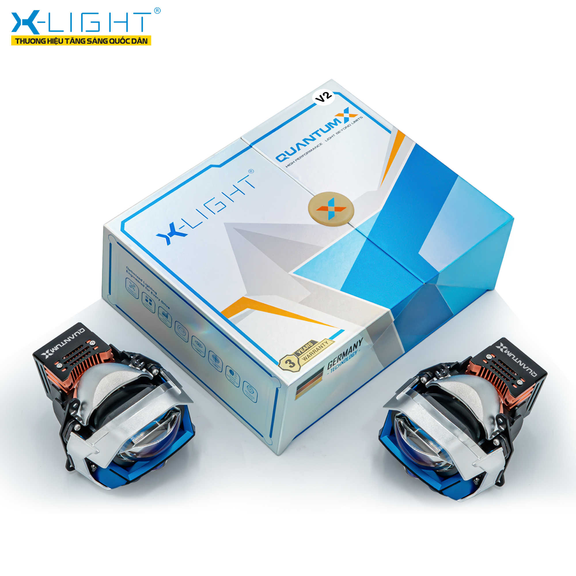 ĐÈN BI LED X-LIGHT QUANTUM X V2